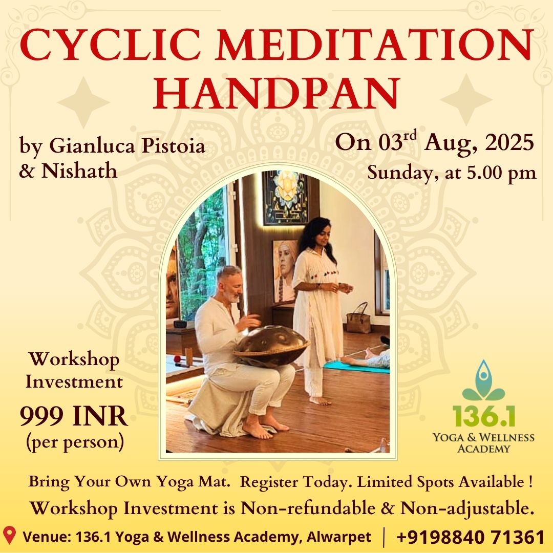 Cyclic Meditation Handpan 136point1yoga