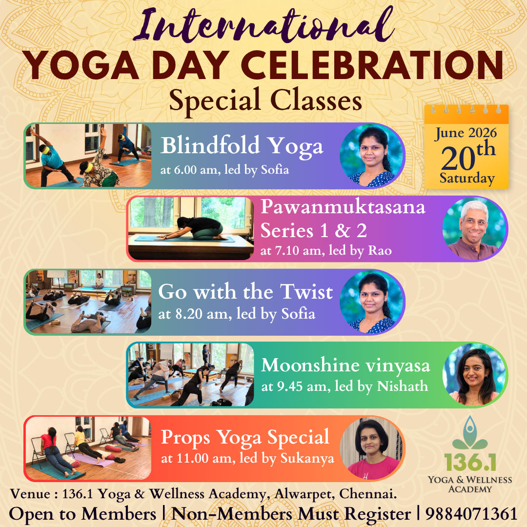 136point1yoga International Yoga Day